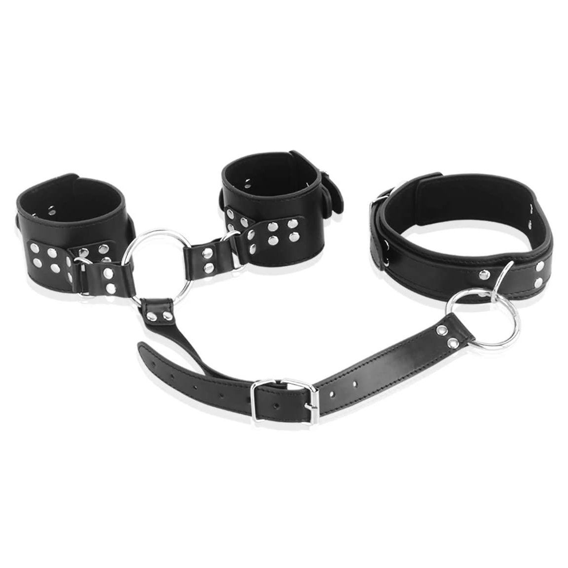 Strict Leather Neck to Wrist Restraint Set Etsy