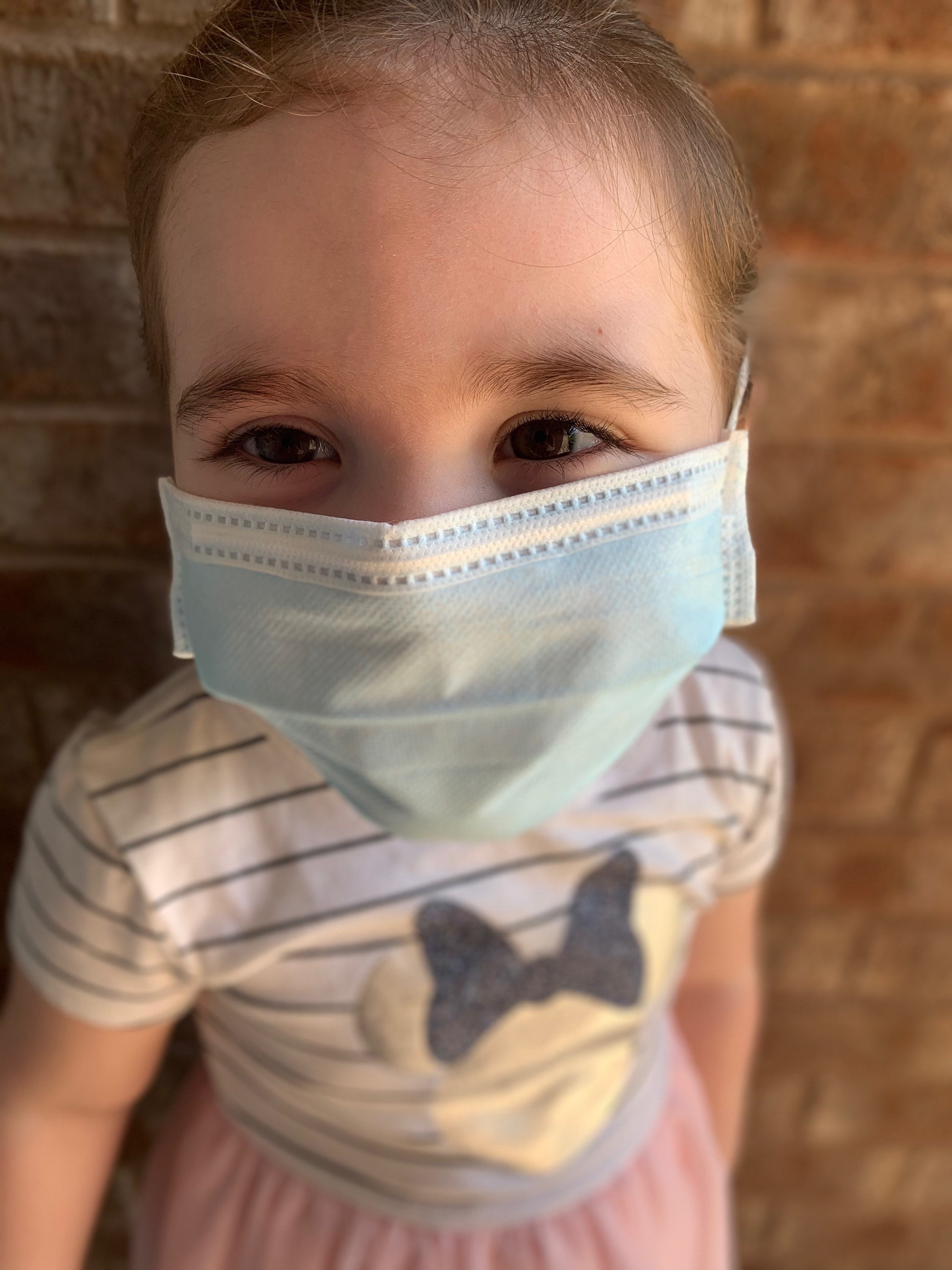 Ear Saver Mask Holder Bow in Neon Green, Neon Orange, Light Pink