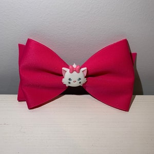 Disney Marie Aristocats Ear Saver Mask Holder Bow