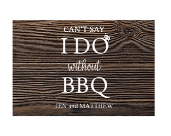 BBQ Hochzeit Servietten – 50 Stück, Rot Mit Spruch, Für Grill-Party, Verlobung, Junggesellinnenabschied