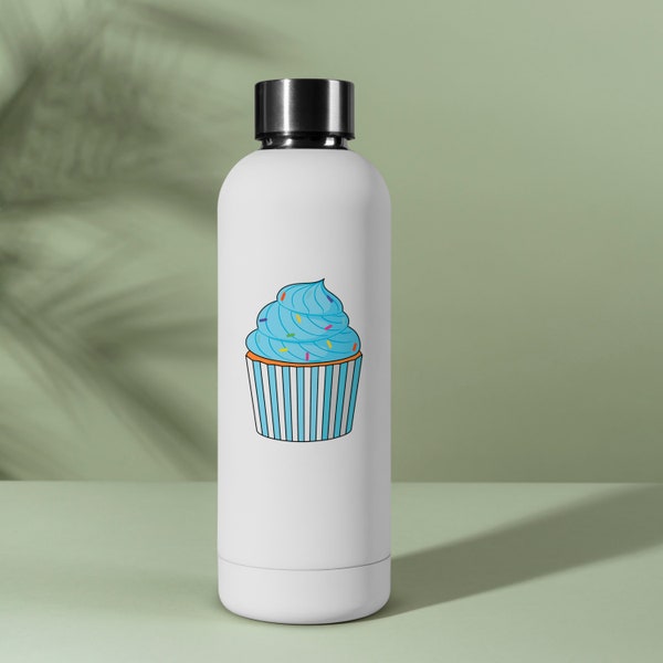 Cute Cupcake Sticker | Cute Cupcake Car Decal | Cute Cupcake Laptop Sticker | Cute Cupcake Water Bottle Sticker | Cupcake Phone Case Decal