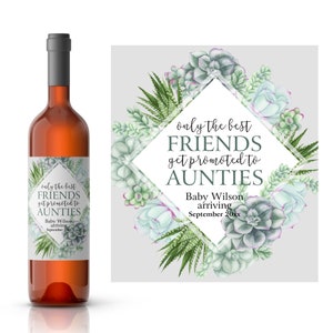 Only the Best Get Promoted Wine Label