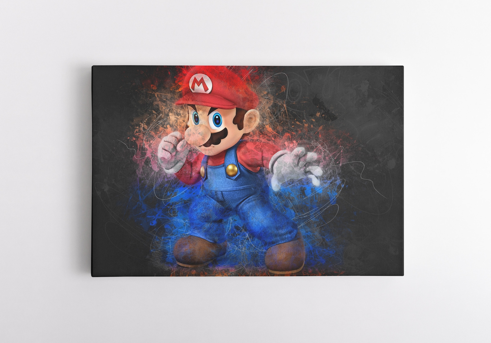 Super Mario Canvas Wall Art | Game Room Artwork | Gift for A Gamer ...