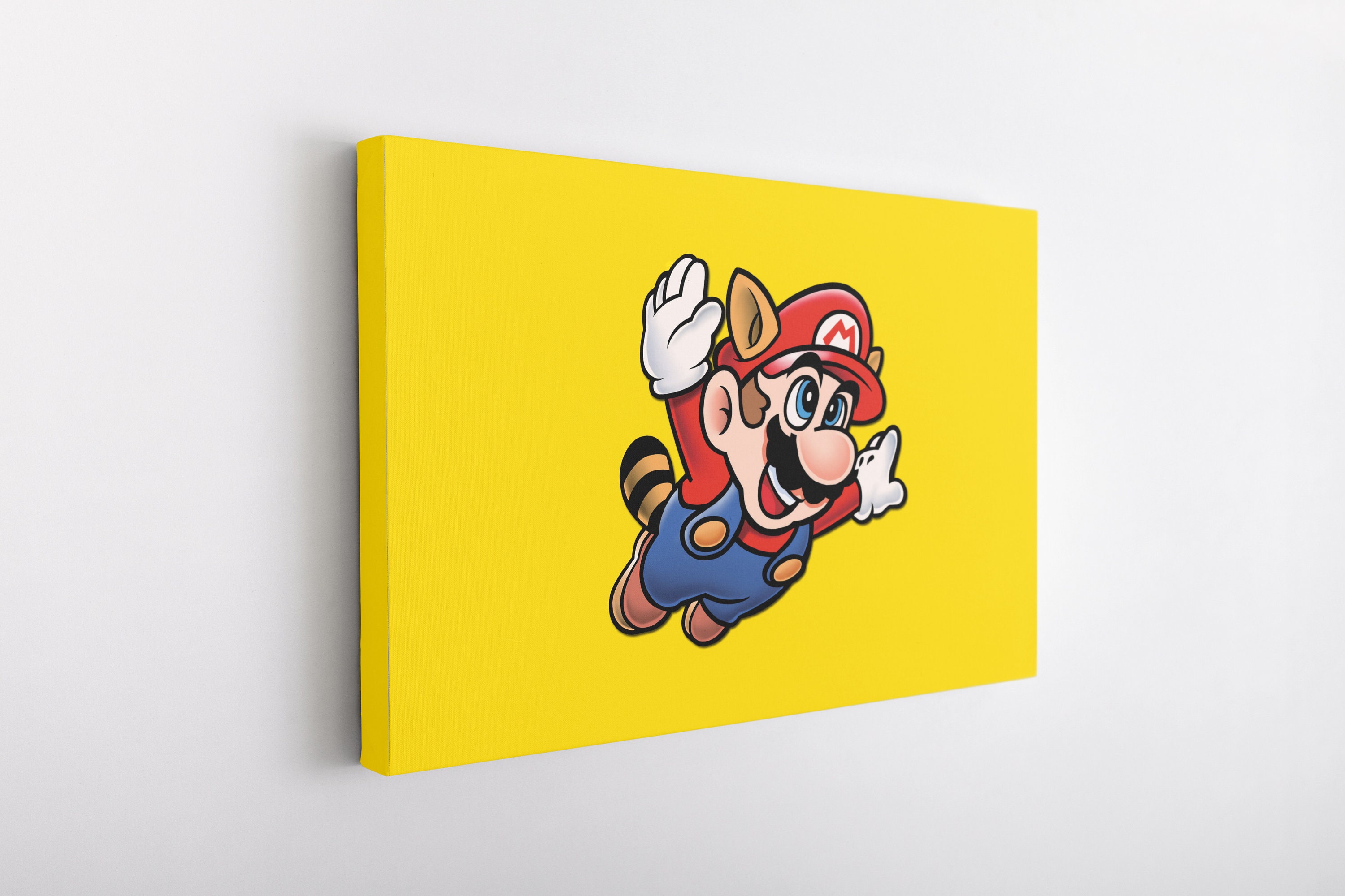 Super Mario 3 Nintendo Canvas Wall Art Game Room Artwork Etsy