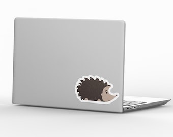 Cute Hedgehog Sticker | Cute Hedgehog Laptop Sticker | Cute Hedgehog Car Decal | Hedgehog Water Bottle Sticker | Hedgehog Cell Phone Sticker