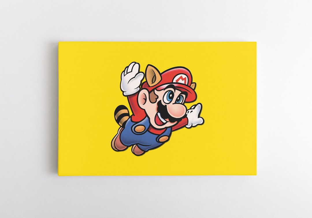 Super Mario 3 Nintendo Canvas Wall Art | Game Room Artwork | Gift for A ...