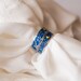 Matching rings, Van Gogh Couple rings, Starry Night Ring, Matching Rings for couples, Couples Jewelry, Romantic gifts for him, Promise rings