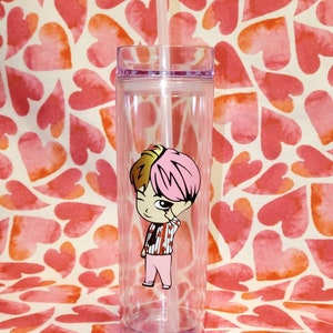 BTS, Tinytan, V Personalized Tall Skinny Tumbler
