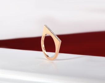 Minimal Thin Diamond Ring