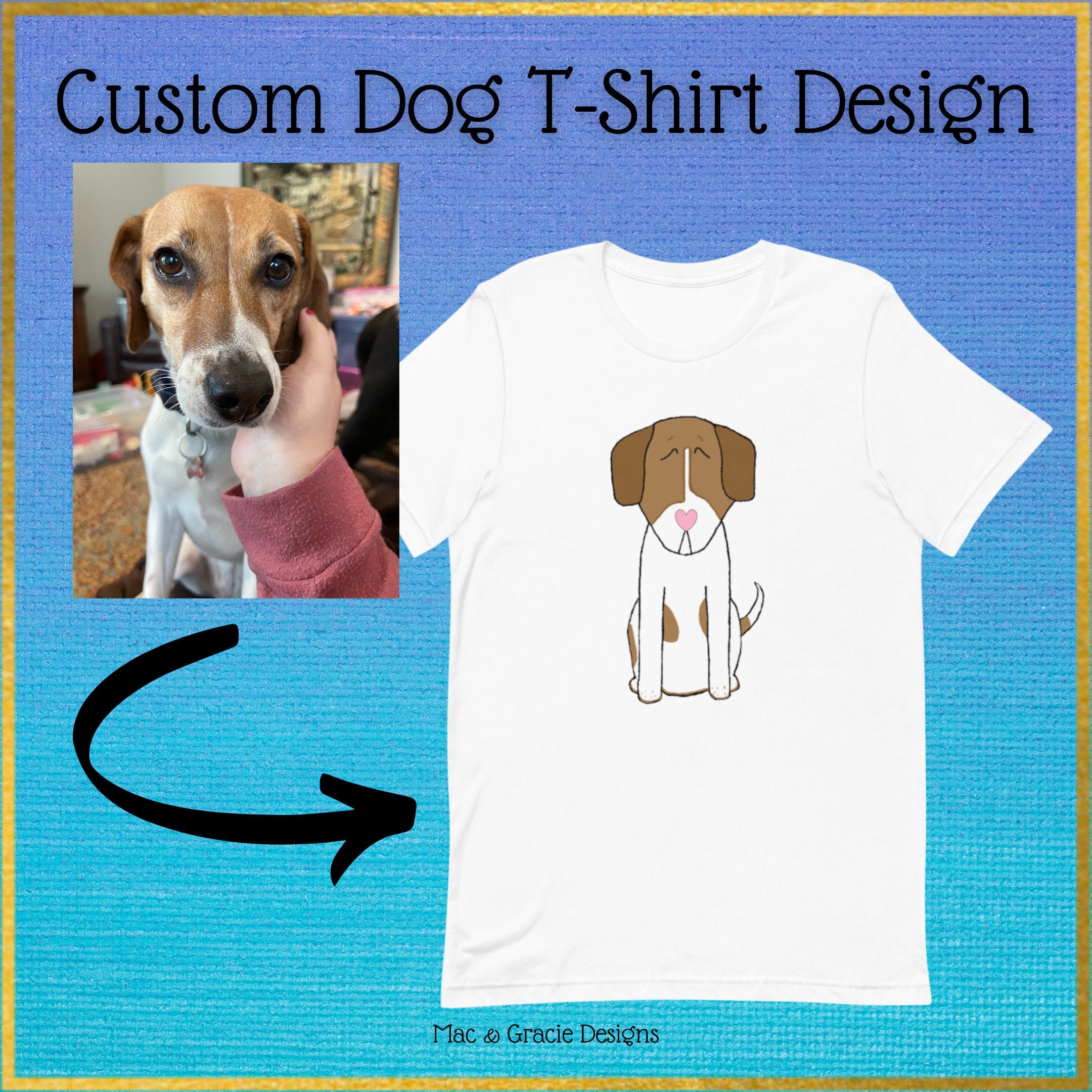 Custom Design Dog Shirt, Custom Design Shirt, Personalized Gift, Dog