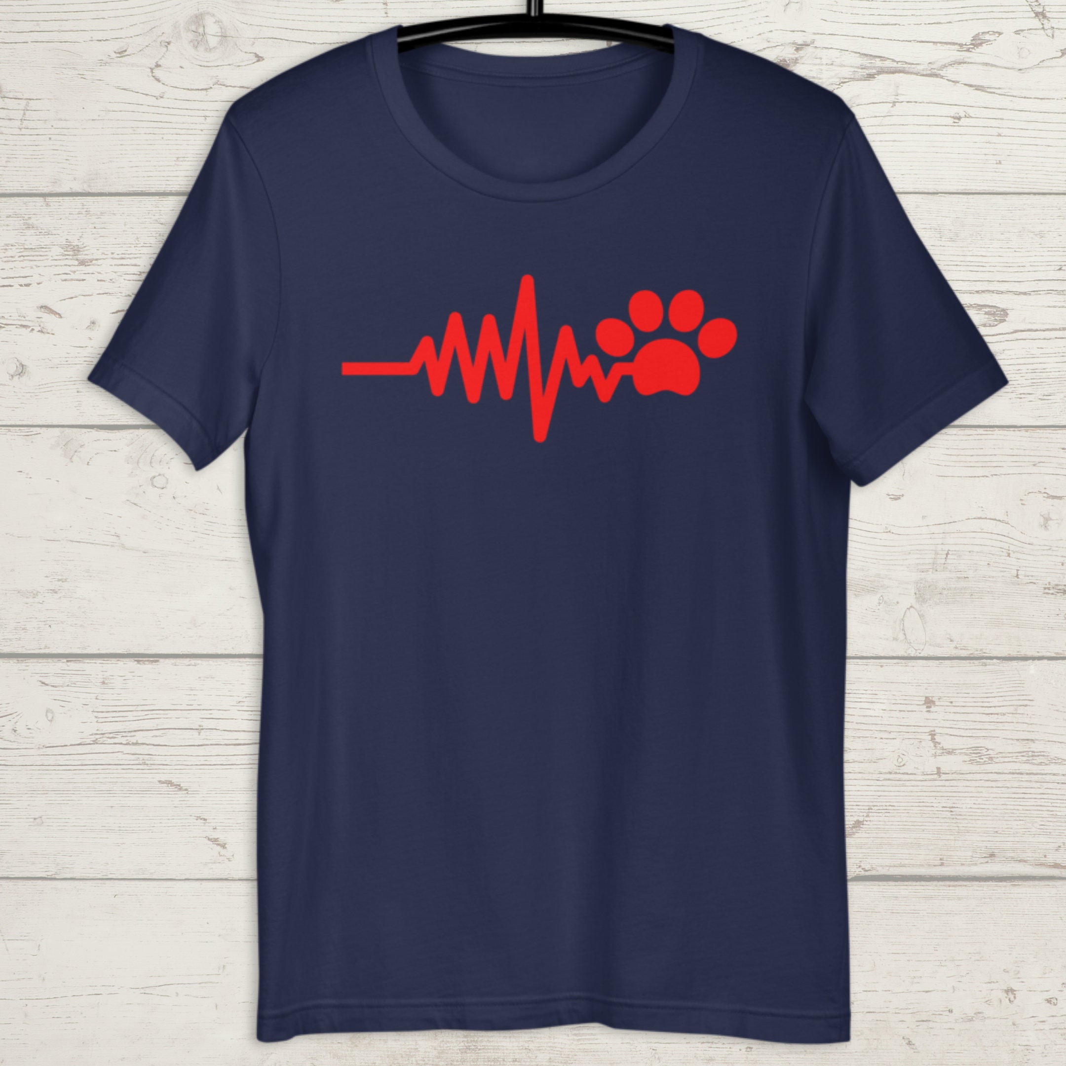 Dog Paw Heart Beat Shirt Dog Shirt Cute Dog Shirt | Etsy