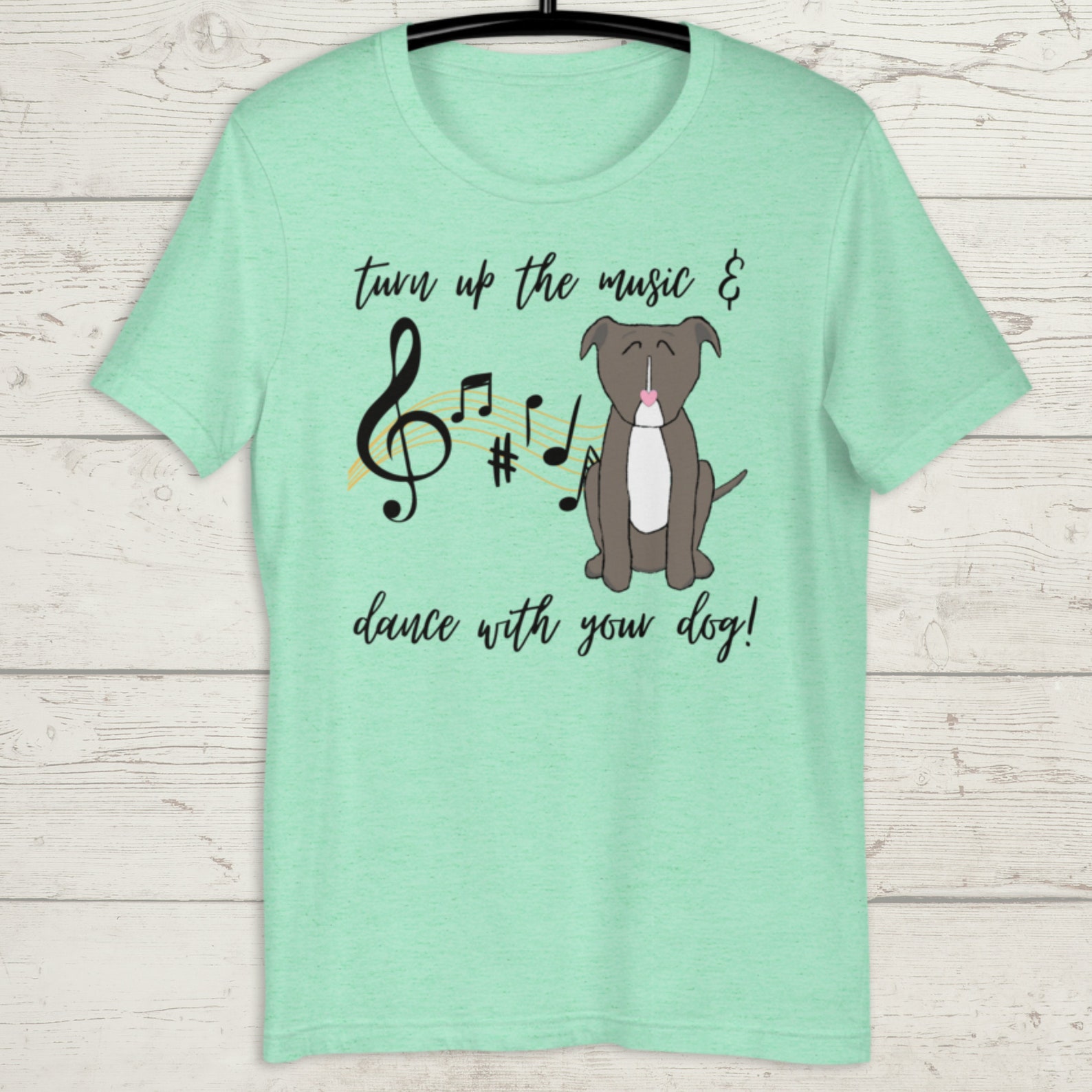 Pitbull Shirt Dance With Your Dog Shirt Pitbull Dog Shirt Etsy