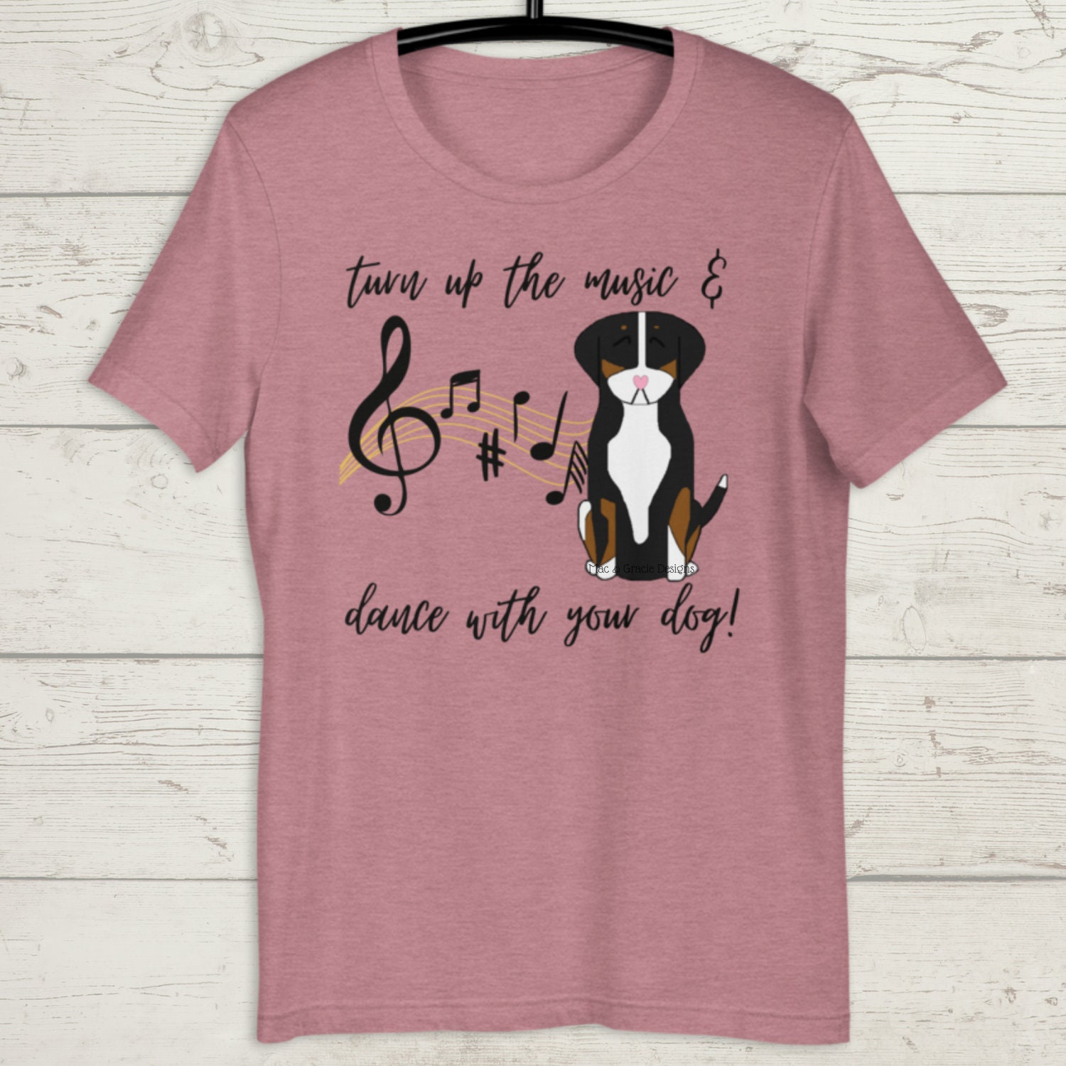 Swiss Mountain Dog Shirt, Dance With Your Dog Shirt, Swiss Mountain Dog, Dog Shirts for Women