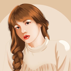 Retrato personalizado, retrato de pareja, retrato de dibujos animados, retrato familiar personalizado, regalo del Día de la Madre, retrato personalizado, ilustración personalizada