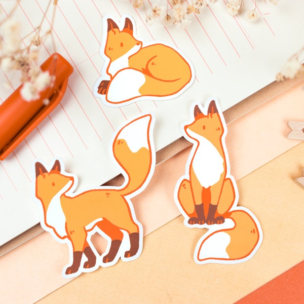 Fox Adventures: Niedliches Fuchs Sticker Set