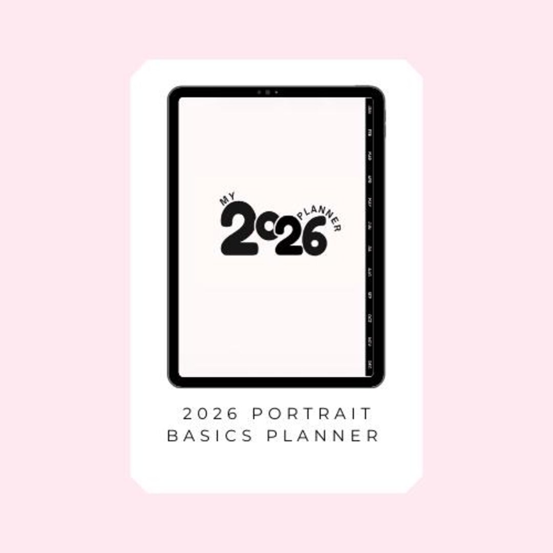 2026 Digital Planner: Minimalist iPad Template for Goodnotes ...