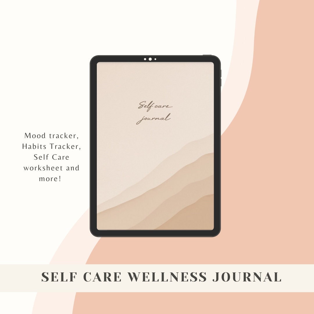 Self Care Planner /wellness Journal 5 Minute That Girl Planner Wellness ...