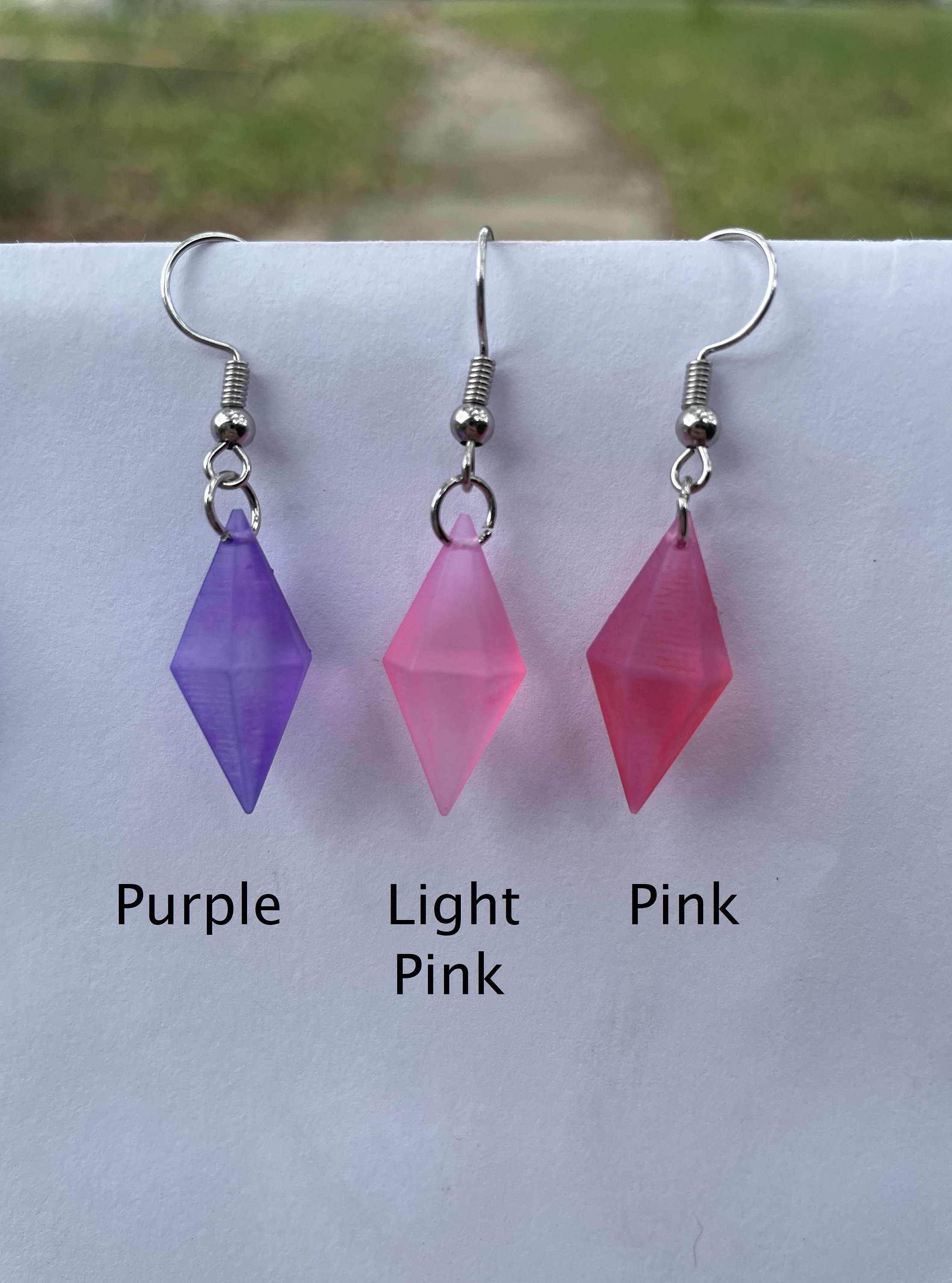 Sims ALL COLORS - the Sims Plumbob Earrings - Etsy