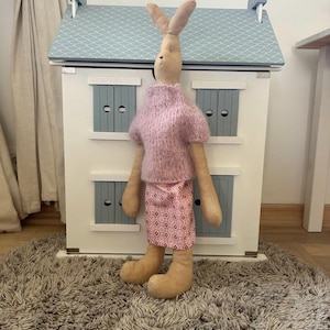 Handmade doll | Tilda doll | Bunny doll | Rabbit toys | Handmade bunny | Handmade stuffed animals