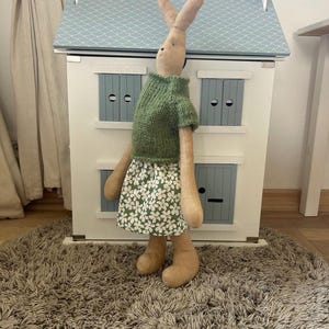 Handmade doll | Tilda doll | Bunny doll | Rabbit toys | Handmade bunny | Handmade stuffed animals