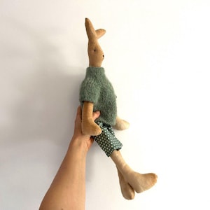 Unique Handmade | Bunny Doll | Heirloom doll | Handmade rabbit | Handcrafted Toy for Kids |Gift toy for baby  | Cute handmade rabbit