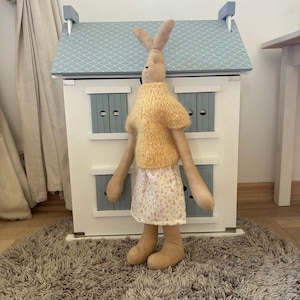 Handmade doll | Tilda doll | Bunny doll | Rabbit toys | Handmade bunny | Handmade stuffed animals