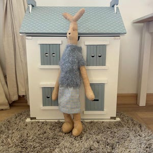 Handmade doll | Tilda doll | Bunny doll | Rabbit toys | Handmade bunny | Handmade stuffed animals