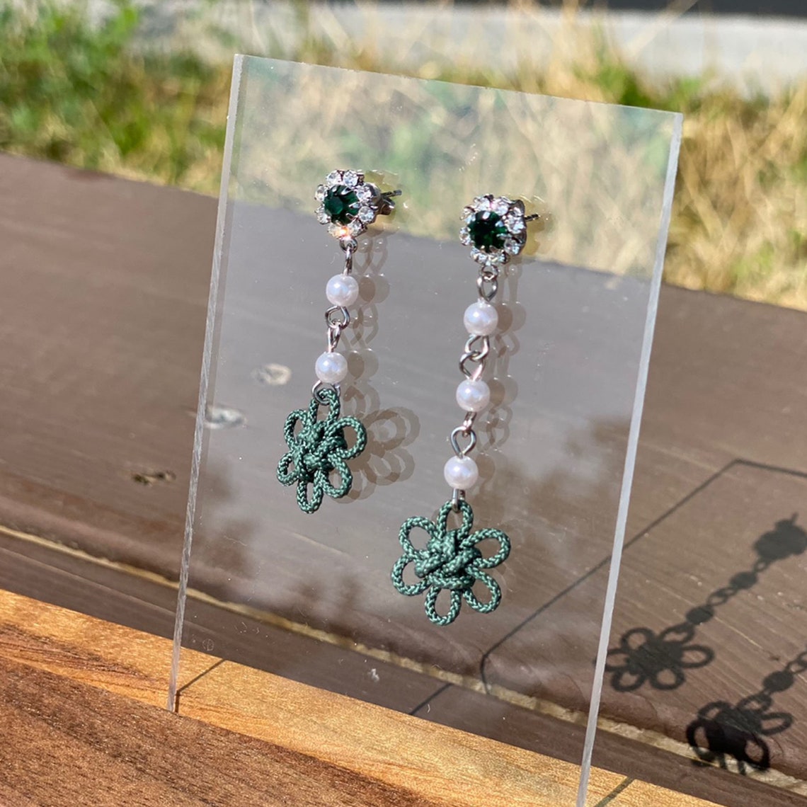 Traditional Korean Knot Earrings / HANBOK Jewelry / - Etsy Australia