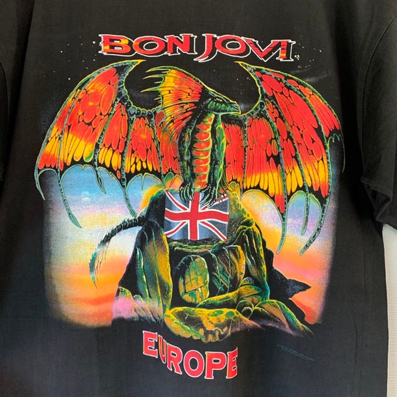 Vintage 1995 Bon Jovi Europe Tour t shirt - image 2