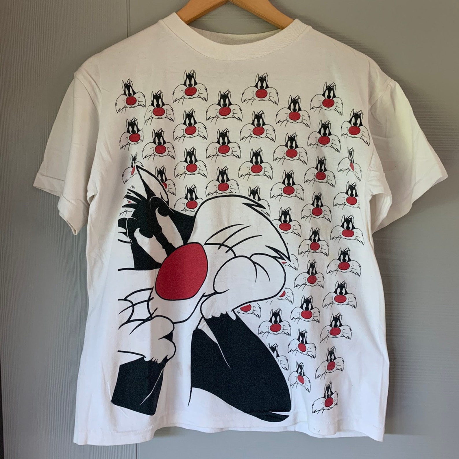 Vintage 90s Looney Tunes T Shirt Etsy Uk