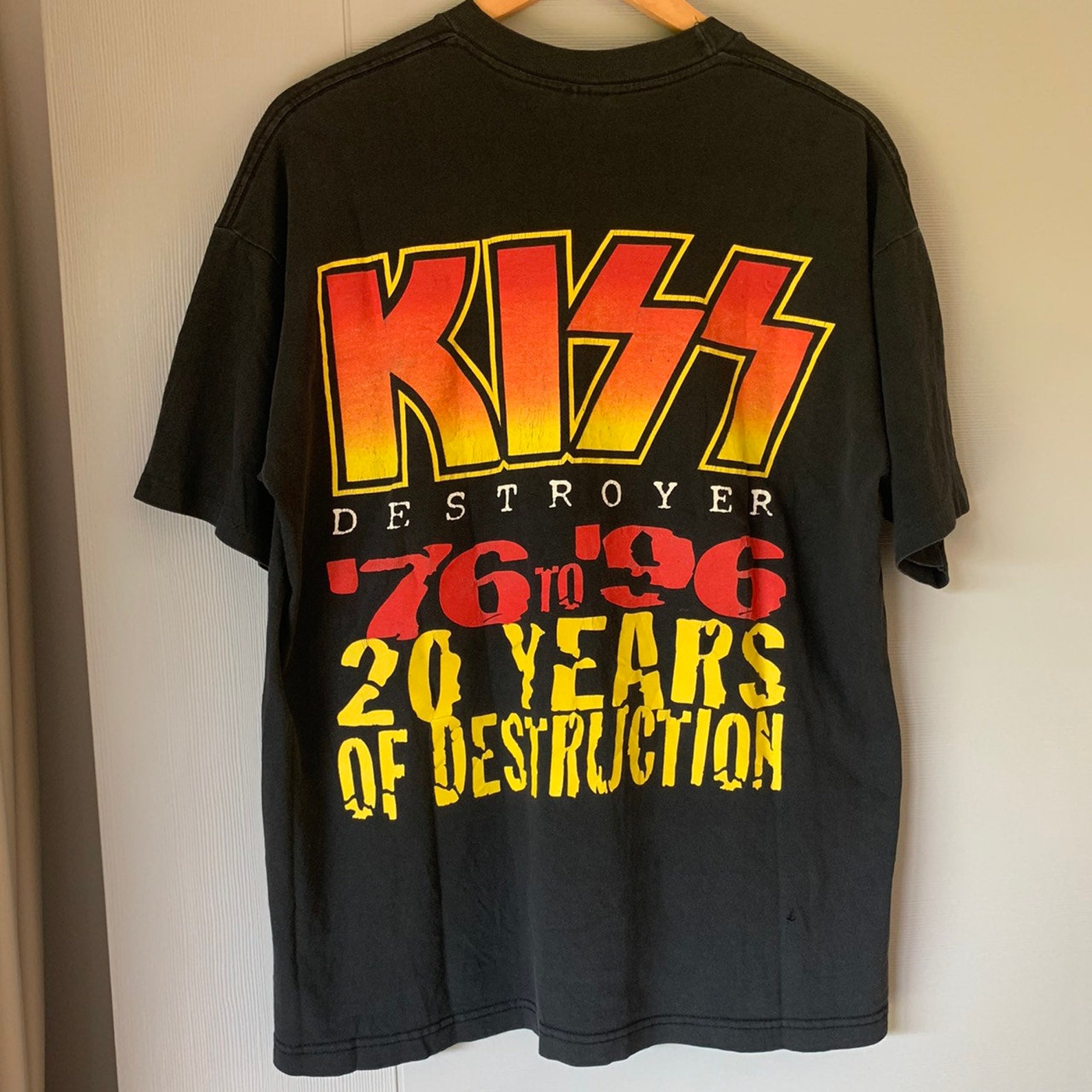 Vintage 1996 Kiss Destroyer t shirt Etsy