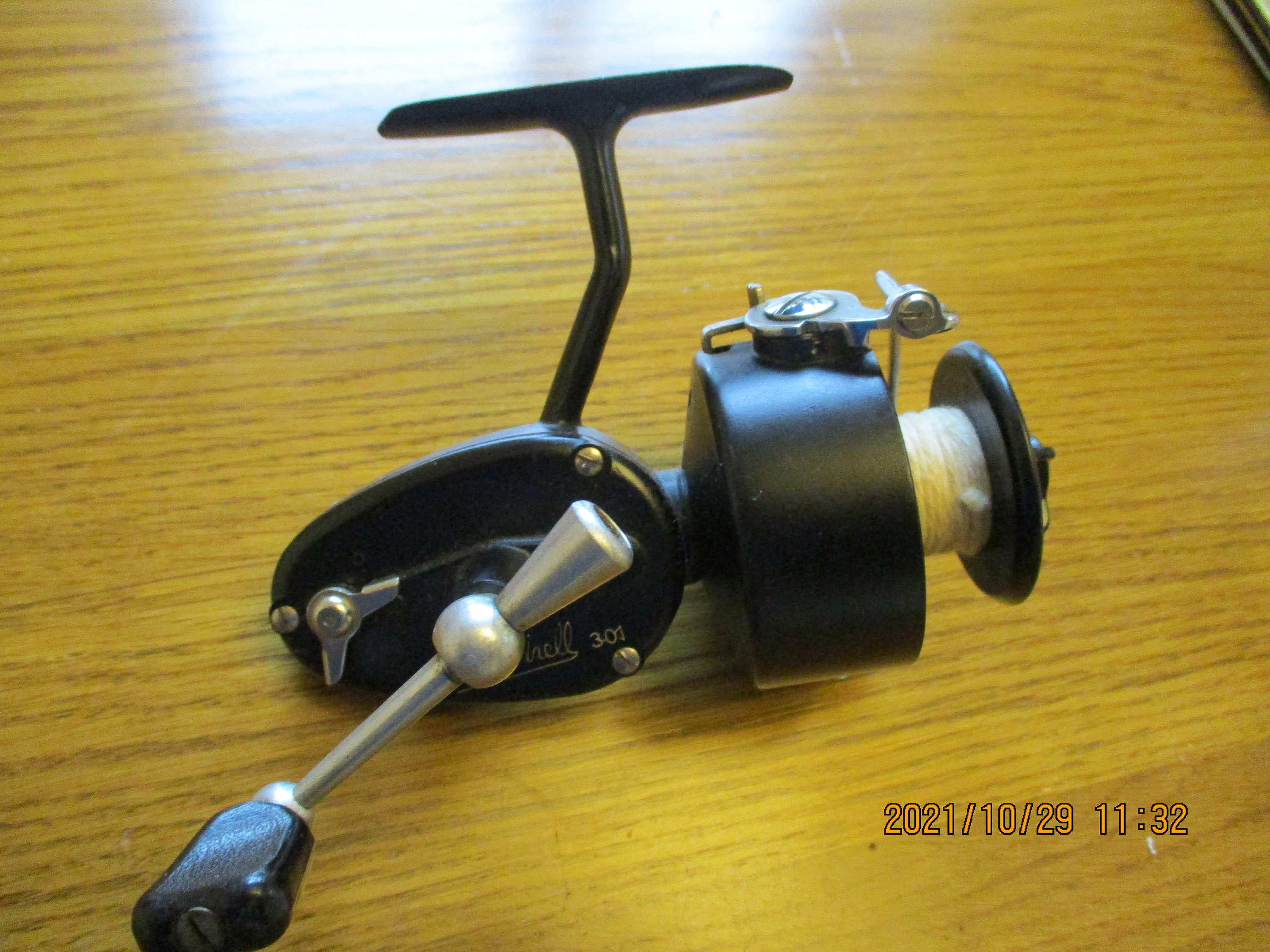 A Very Good Vintage Mitchell 301 Spinning Reel 