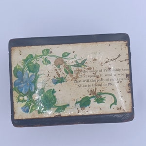 A Charming Victorian Child&#39;s Wooden Money Box