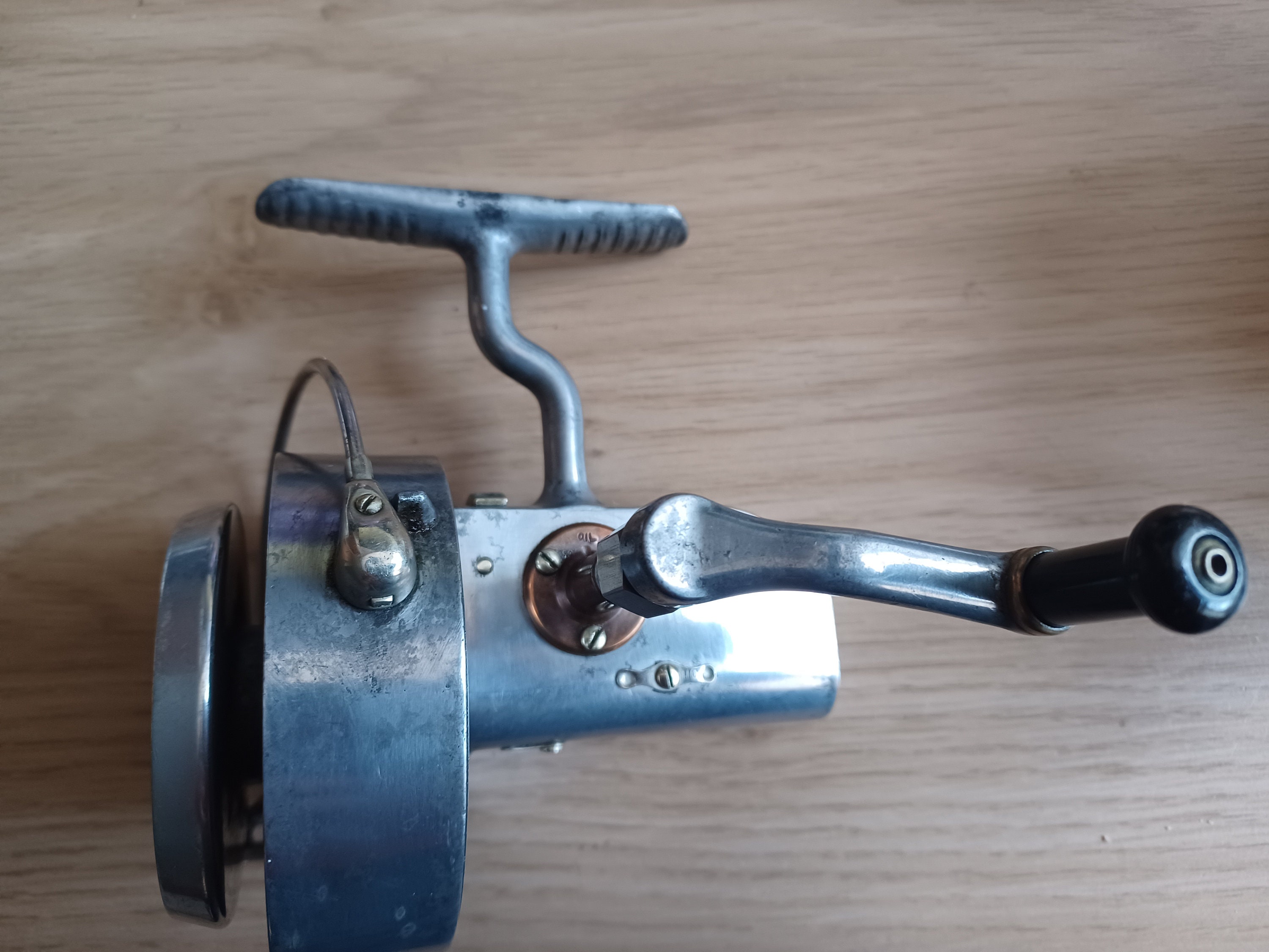 【新作入荷!!】  Vintage A Hardy With Reel Spinning 5 Mk 3 Number Altex リール