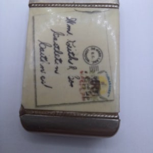 Advertising Vesta Case Celluloid and Chrome Steel Early 20th Century