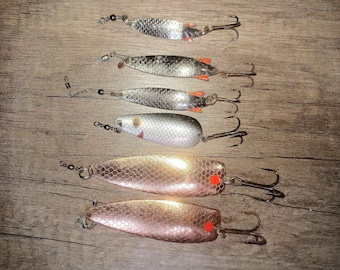 Lot De 2 Leurres De Pêche Anciens - Vintage - Pêche En Eau Douce - États-Unis