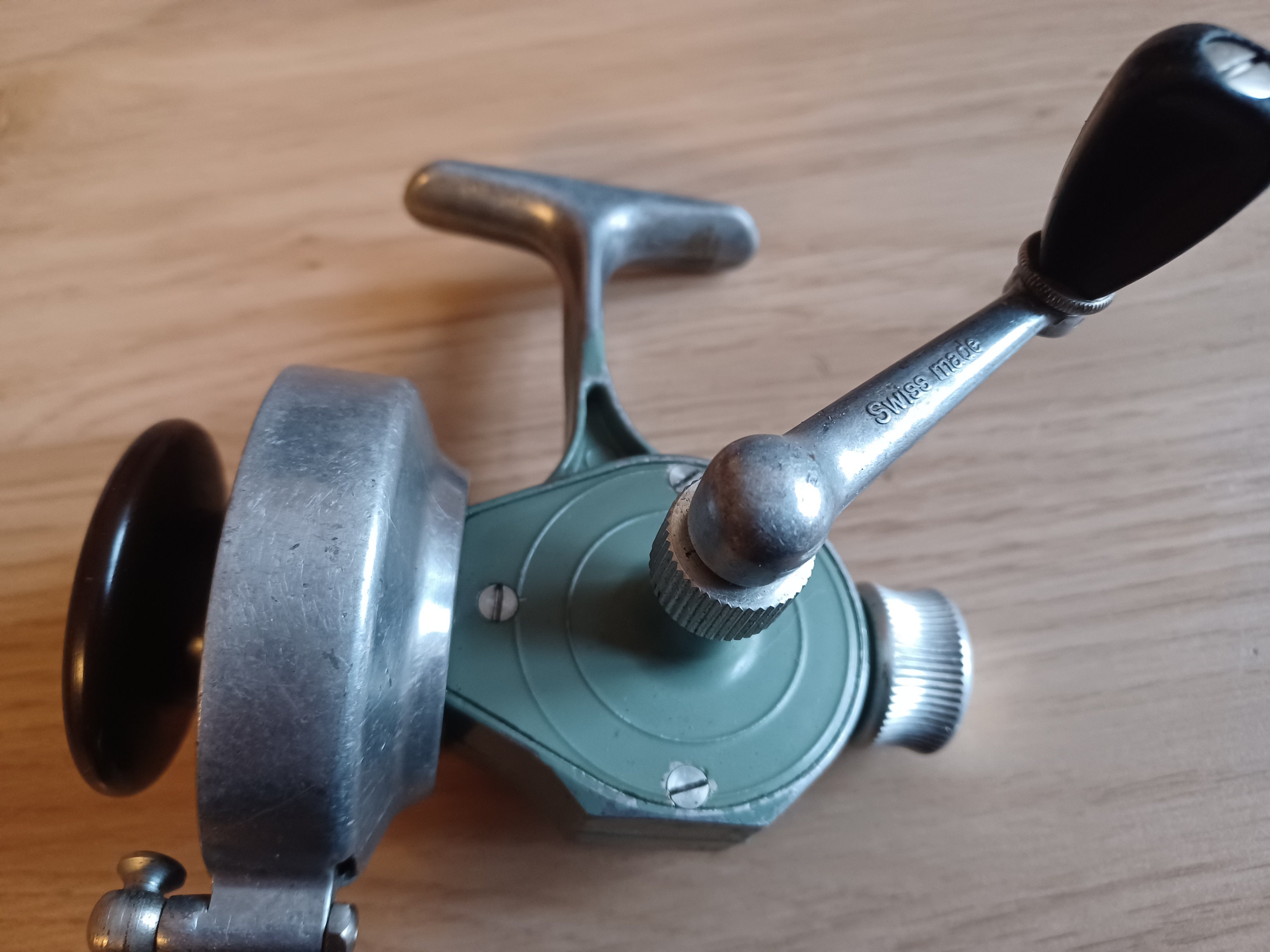 MADE IN SWITZERLAND – EARLY 1950s C SIEGRIST RECORD SPINNING REEL – Vintage  Fishing Tackle