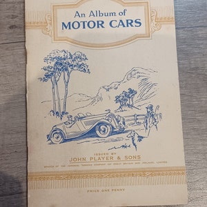Ein Album von Motor Cars von John Player & Sons 1936