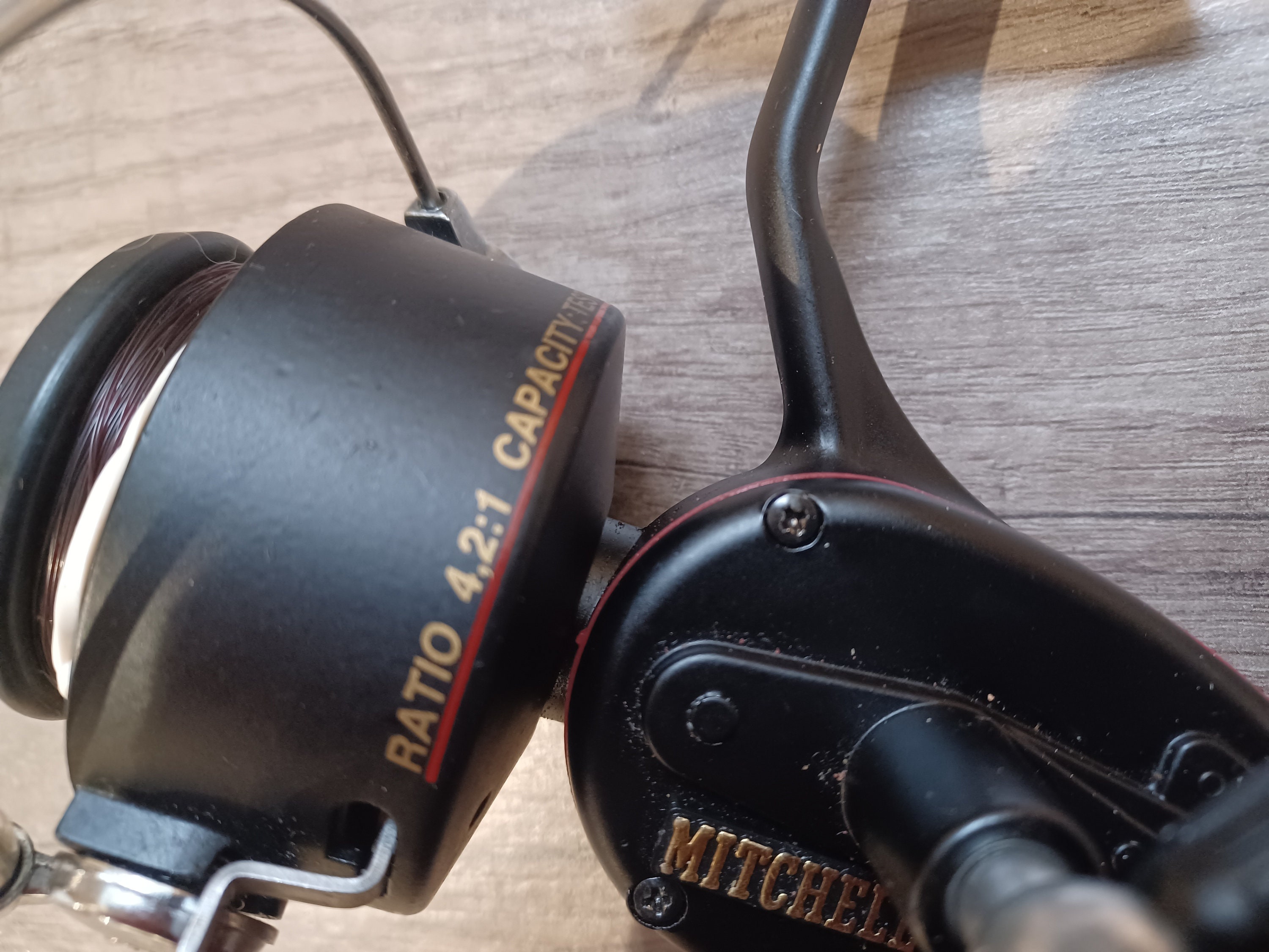 Mitchell 300 Fishing Reel Late Edition 1990s Gold Writing Satin