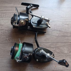 Two Vintage Mitchell 300 Spinning Reels From 1960s to 1970s Good Mechanical condition