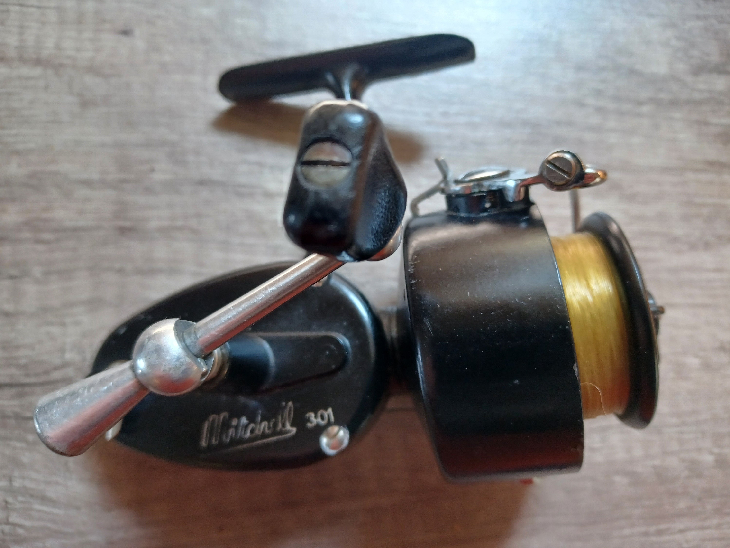 An Excellent Vintage Mitchell 301 Spinning Reel Circa 1964