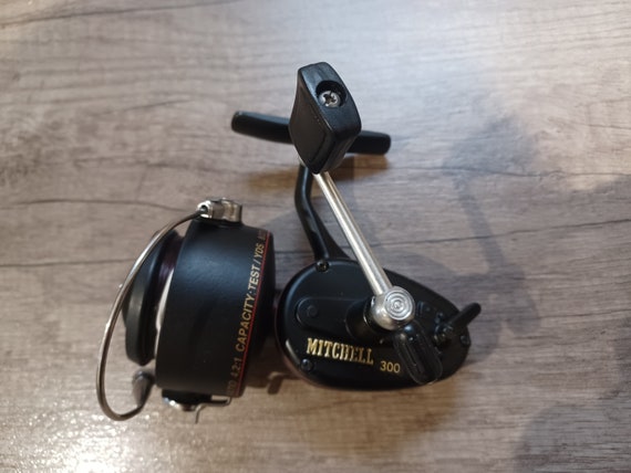 Mitchell 300 Fishing Reel Late Edition 1990s Gold Writing Satin