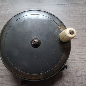 A Large, Heavy And Robust Antique Salmon Fishing Reel By Chas Farlow