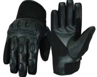 Motorcycle Genuine Leather Protective Gloves Motorbike Original Leather Protective Gloves