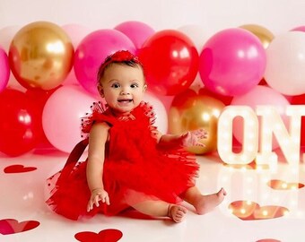 Red Birthday Dress - Etsy