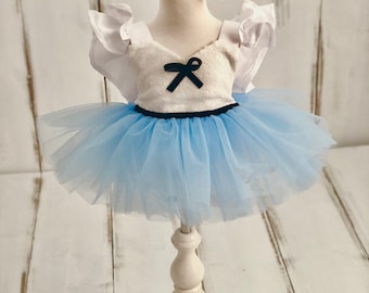 CHICTRY Wonderland Baby Girls Romper First Birthday Princess Cross-Back Tutu Ruffles Dresses Costumes