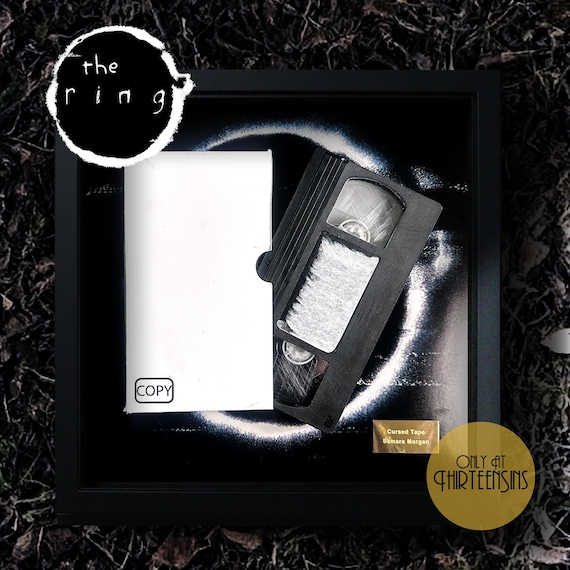 The Ring Movie Framed Recreation Cursed VHS Tape (samara
