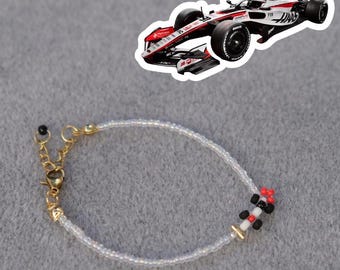 2026 Haas/F1-Inspired F1 Race Car Bracelet | Ollie Bearman | Esteban Ocon