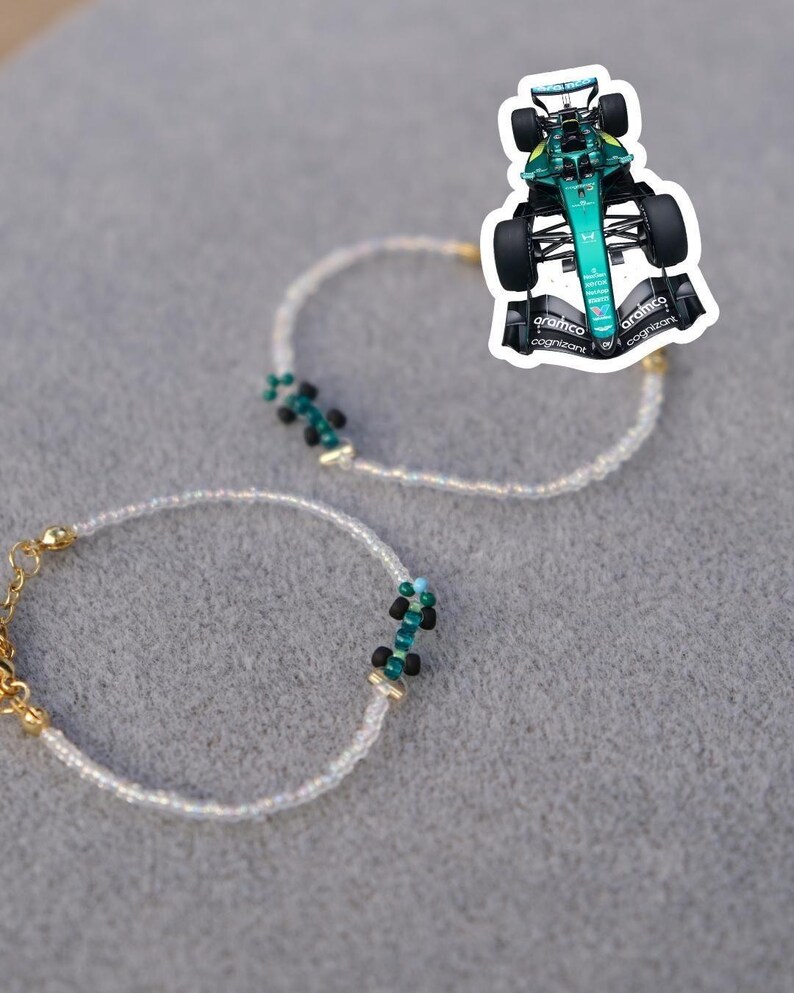 2026 Aston Martin/F1-Inspired F1 Race Car Bracelet | Fernando Alonso | Lance Stroll image 5