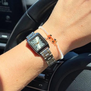 Beaded Papaya McLaren/F1-Inspired F1 Race Car Bracelet | Lando Norris | Oscar Piastri